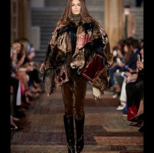 Ralph Lauren Collection Purple Label brown velvet pants